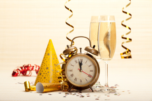 Happy new year - party decoration