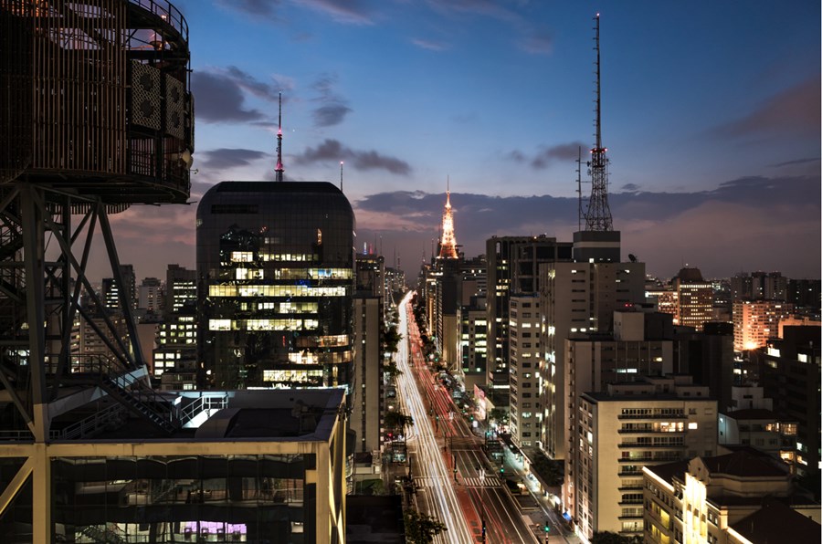 Prédios no entorno da avenida Paulista, em SP