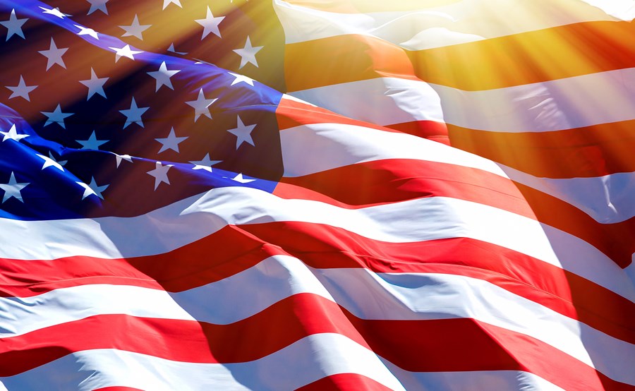 Bandeira dos EUA (Crédito: Shutterstock)