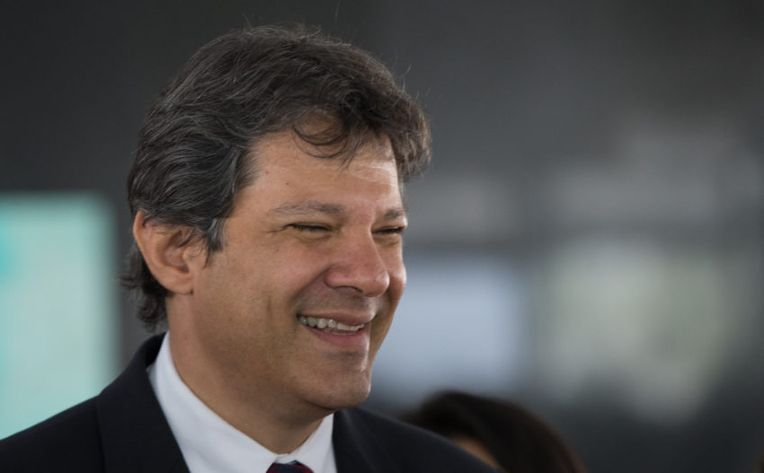 Brasília- DF 27-10-2016   Fernando Haddad (PT/SP)Prefeito de São Paulo durante entrevista noPalácio do PlanaltoFoto Lula Marques/ AGPT