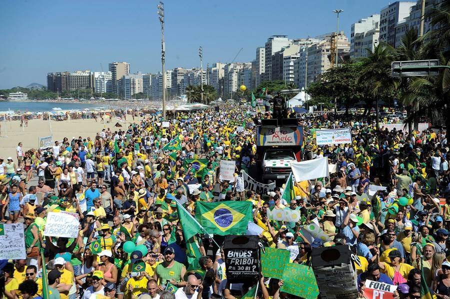 Manifestação no Rio de Janeiro