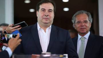 Rodrigo Maia e Paulo Guedes