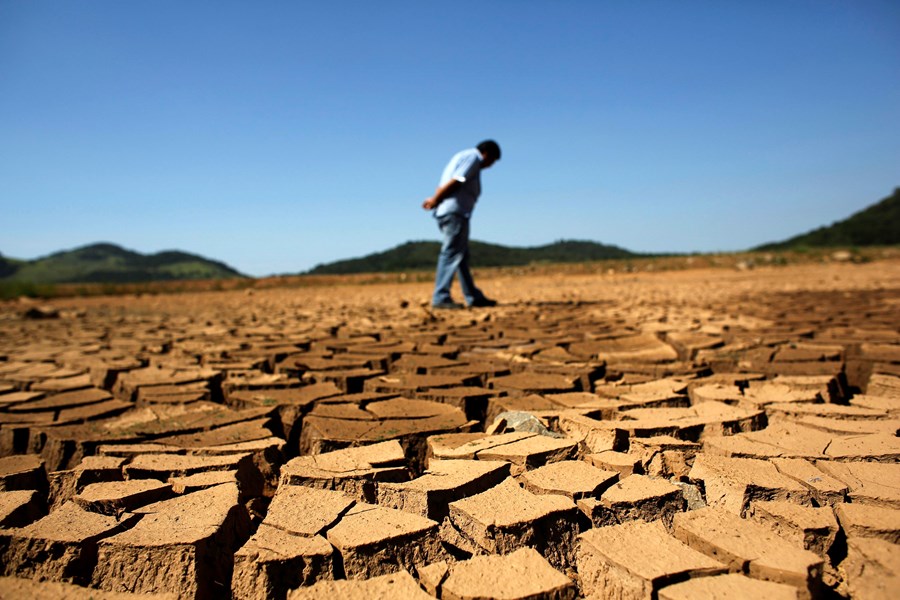 Cantareira seco na crise hídrica de 2014/2015