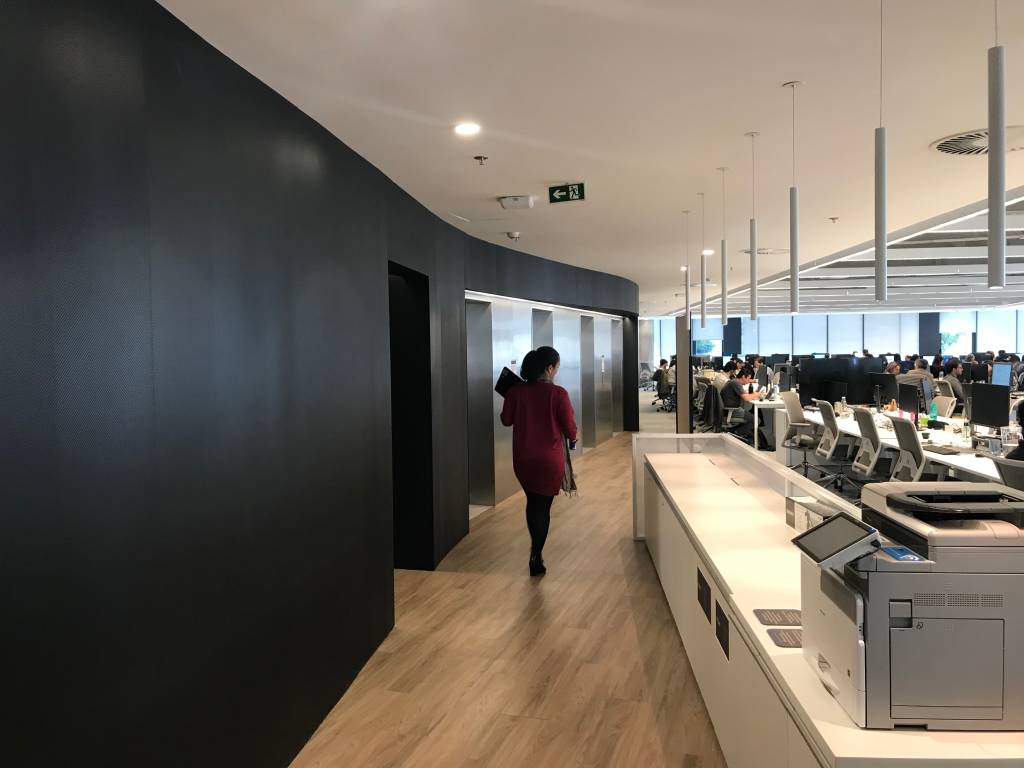 Andar de trabalho do C6 Bank