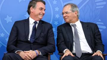 Jair Bolsonaro e Paulo Guedes