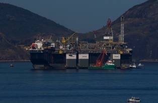 Plataforma de petróleo da Petrobras