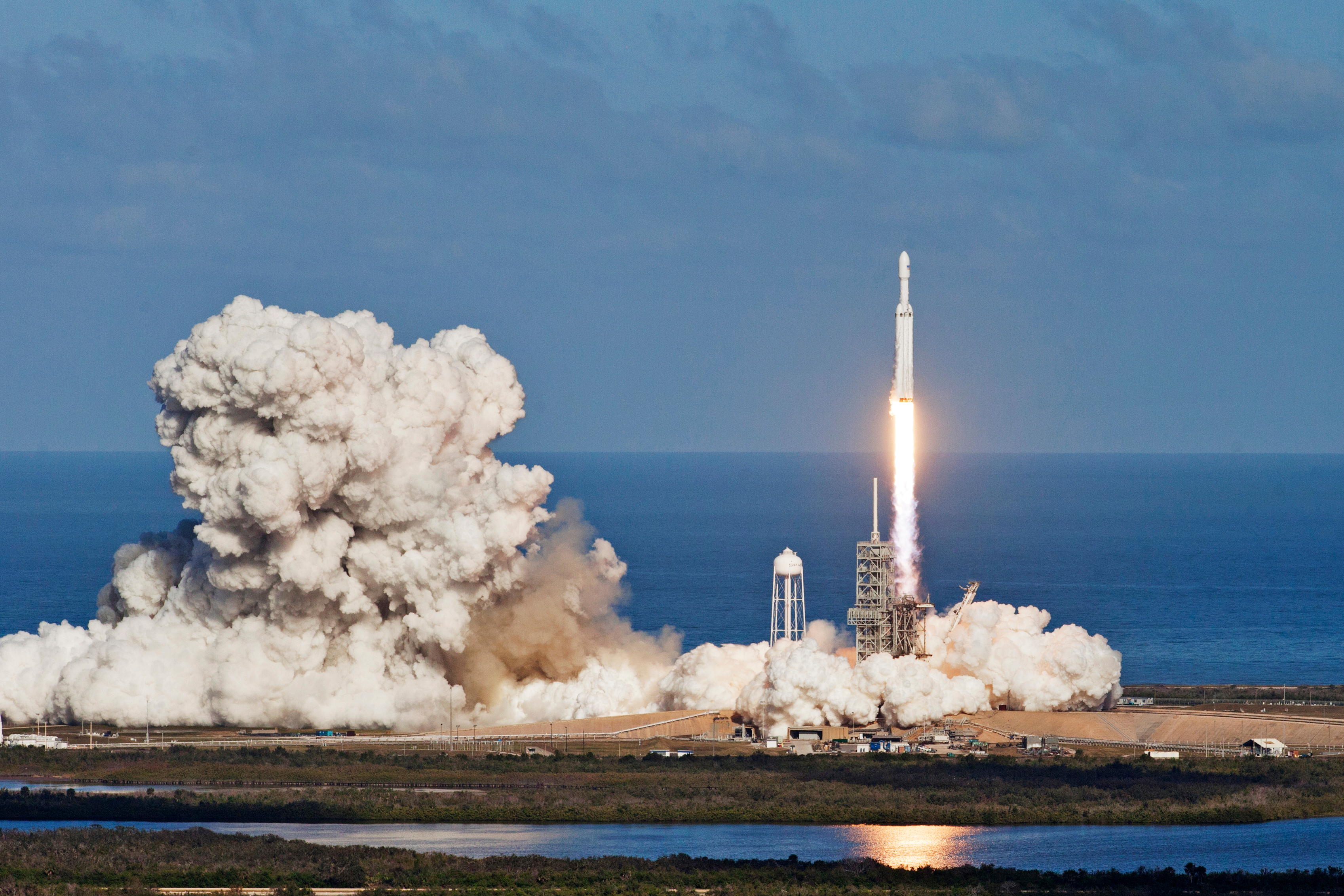 Lançamento de foguete espacial