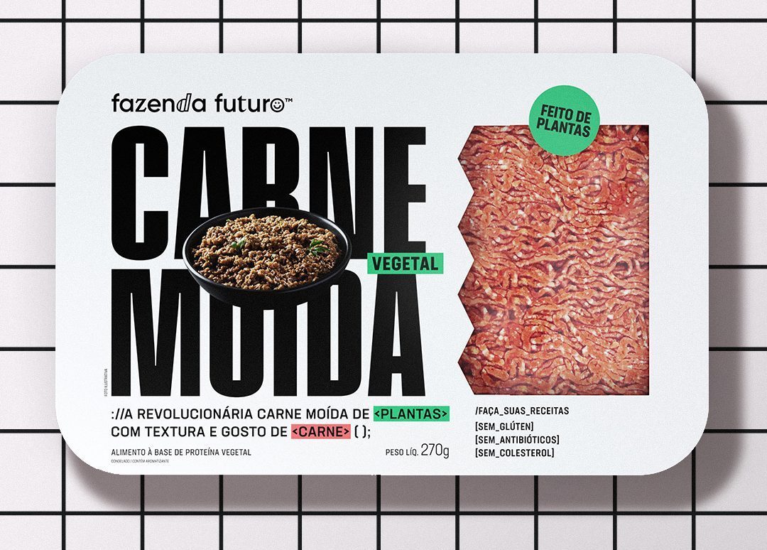 Carne vegetal moída Fazenda do Futuro