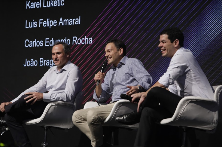 Carlos Eduardo Rocha, Luis Felipe Amaral e João Braga (Foto: Fernando Perecin)