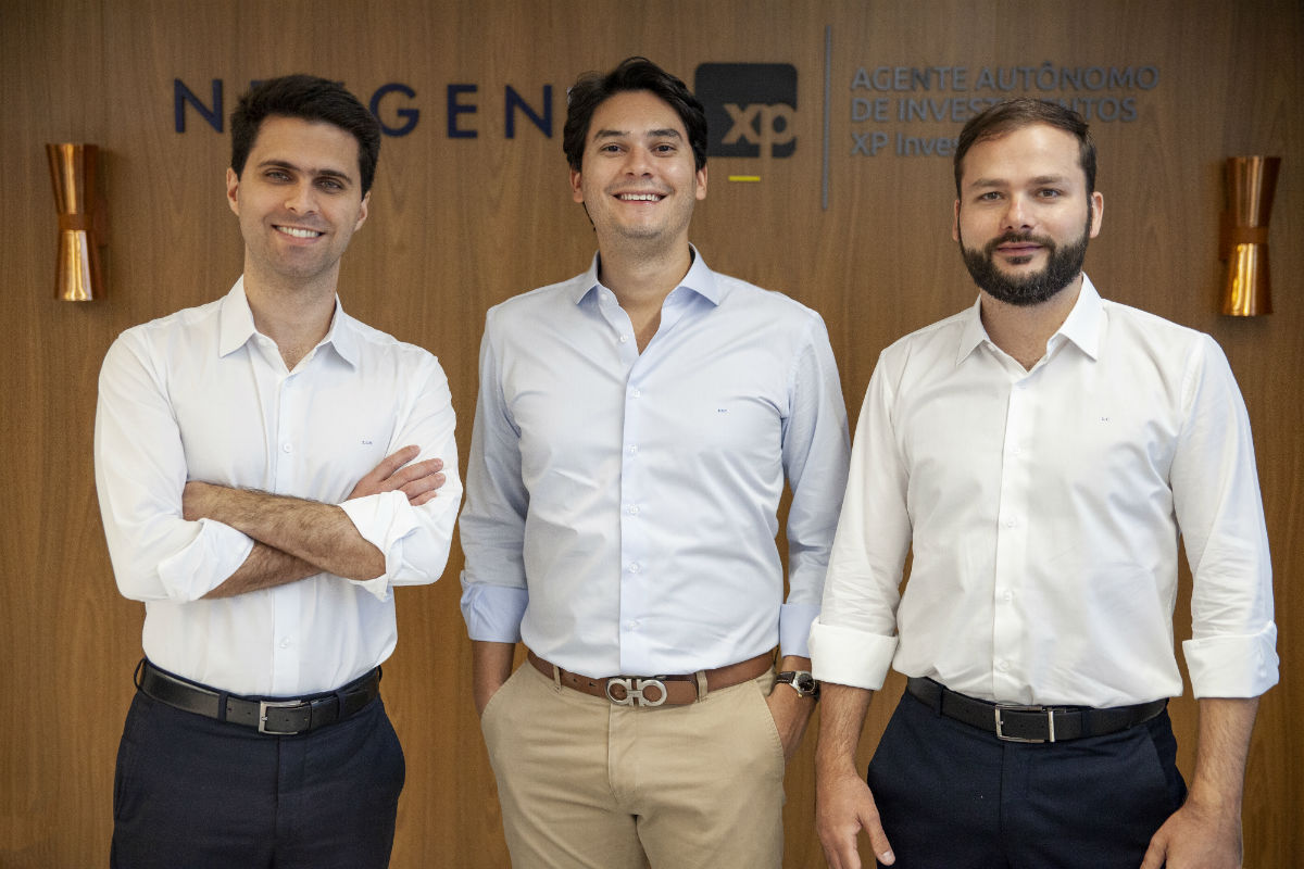 Lucas Oliveira, Daniel de Paula e Luiz Carlos: sócios da Nexgen Capital.