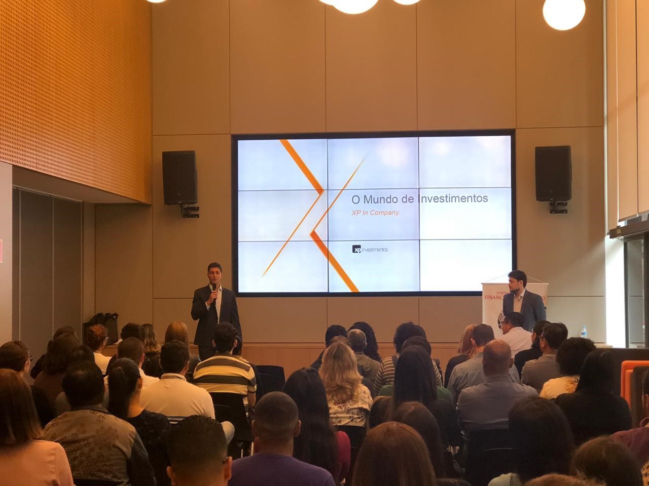 Palestras promovidas pela XP são gratuitas.