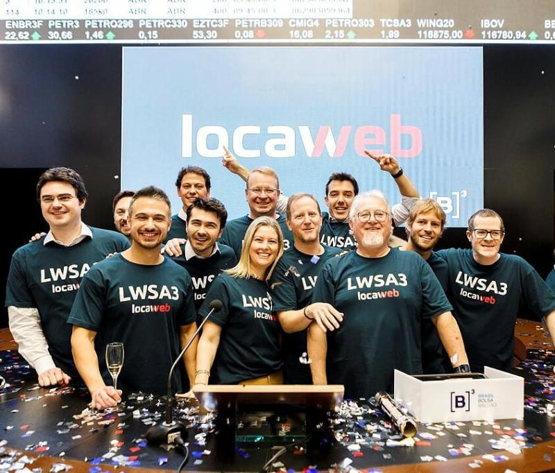 IPO da Locaweb (Crédito: Reprodução/B3)