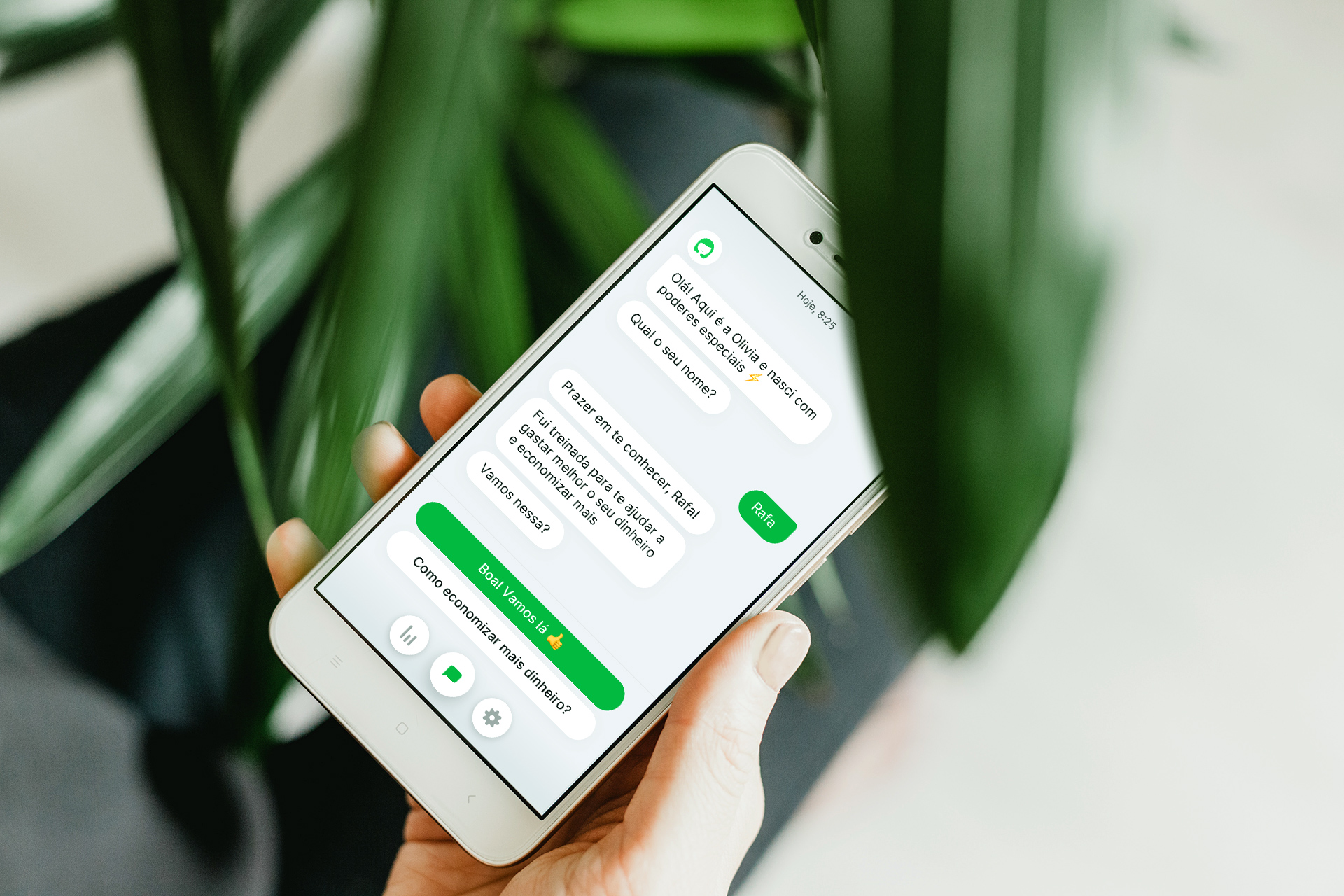 Empréstimos: Assistente financeira: App Olivia