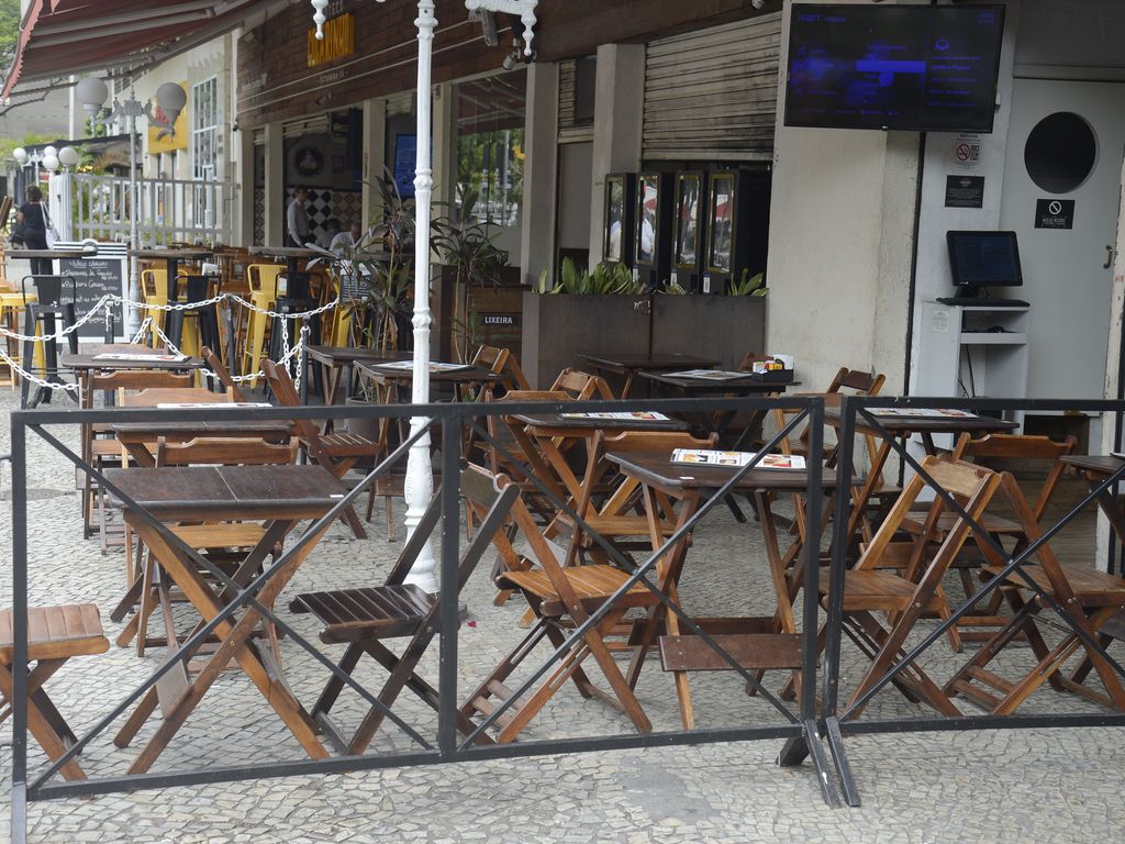 Bares vazios na hora do almoço, no Rio de Janeiro (Tomaz Silva/Agência Brasil)