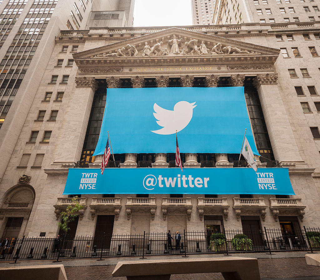 Twitter na NYSE (Foto: Richard Levine/Corbis via Getty Images)