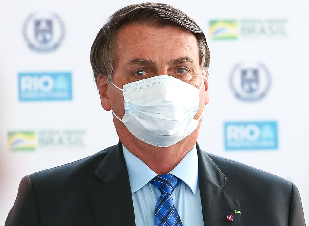 O presidente Jair Bolsonaro em evento no Rio de Janeiro (Buda Mendes/Getty Images)
