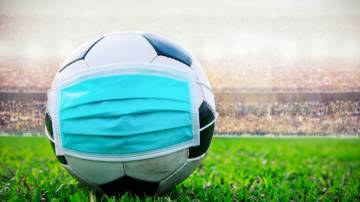 futebol bola máscara coronavirus