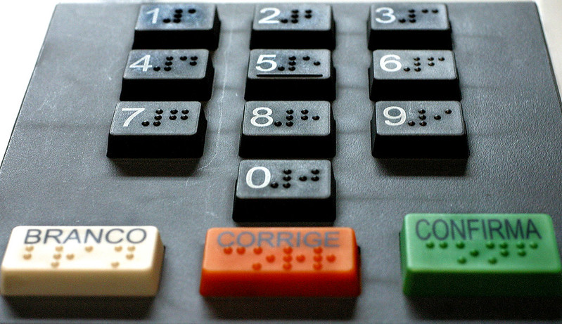 Teclado da Urna Eletrônica (Foto:Nelson Jr./ASICS/TSE)