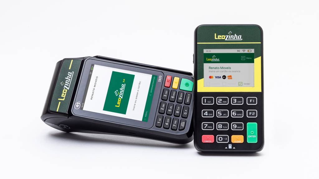 Leozinha, maquininha da Leo Madeiras desenvolvida pela Hash (Divulgação)