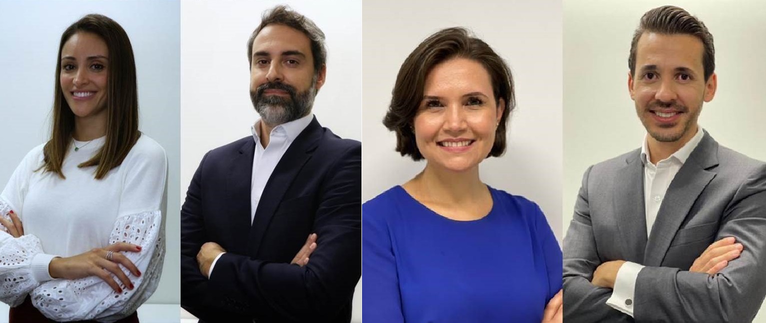 Luana Navatta Cozolino Guerrero, Alexandre Rodrigues Parada, Juliana Sonego Vígolo e Nelson Americo de Oliveira Filho