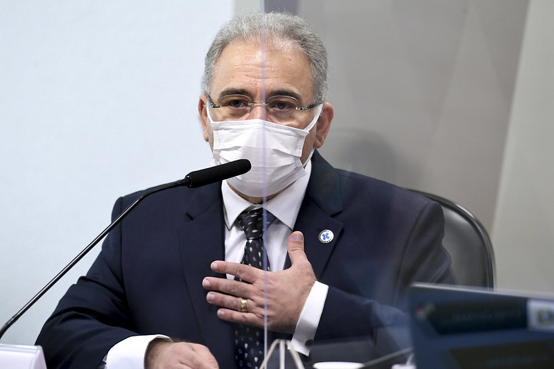 O ministro da Saúde, Marcelo Queiroga (Foto: Jefferson Rudy/Agência Senado)