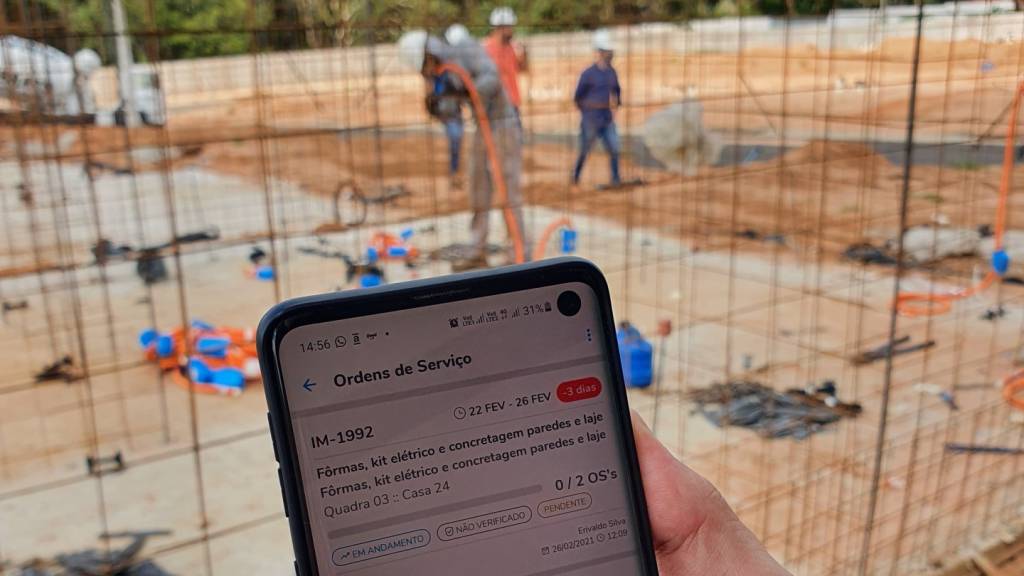 Software de gestão de obras da Ambar (Divulgação)