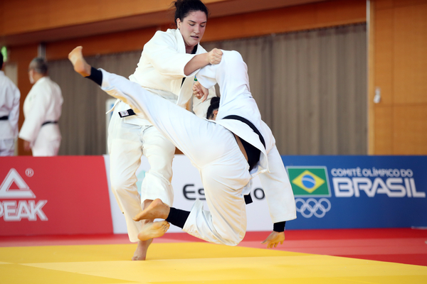 Mayra Aguiar treina no Ginásio Yuto, no Japão (Gaspar Nóbrega/COB)