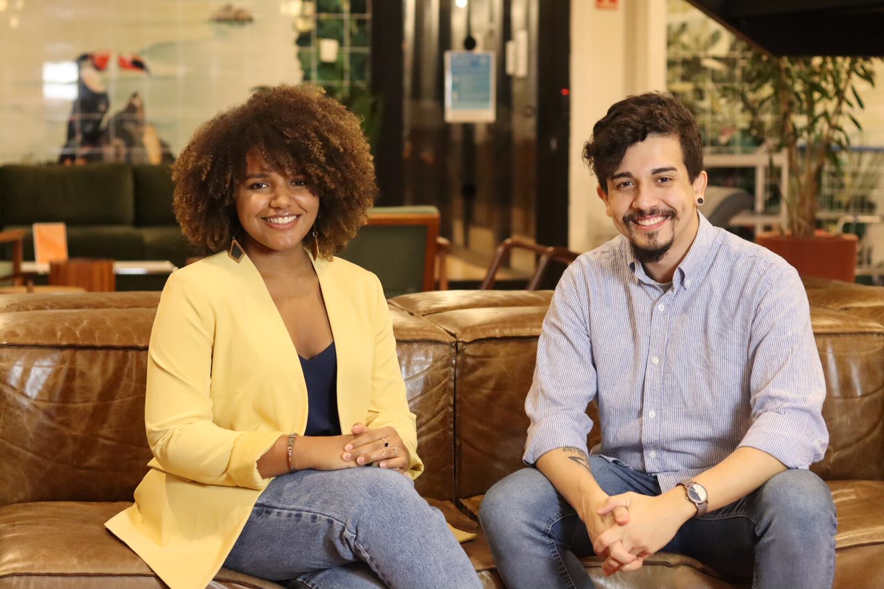 Bia Santos e Marden Rodrigues, criadores da BARKUS