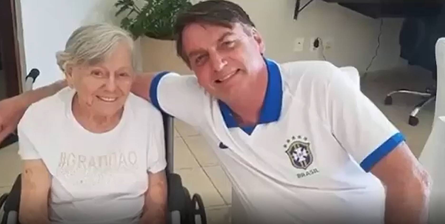 Olinda Bonturi Bolsonaro, mãe do presidente Jair Bolsonaro, morre aos 94 anos (Reprodução/Instagram)