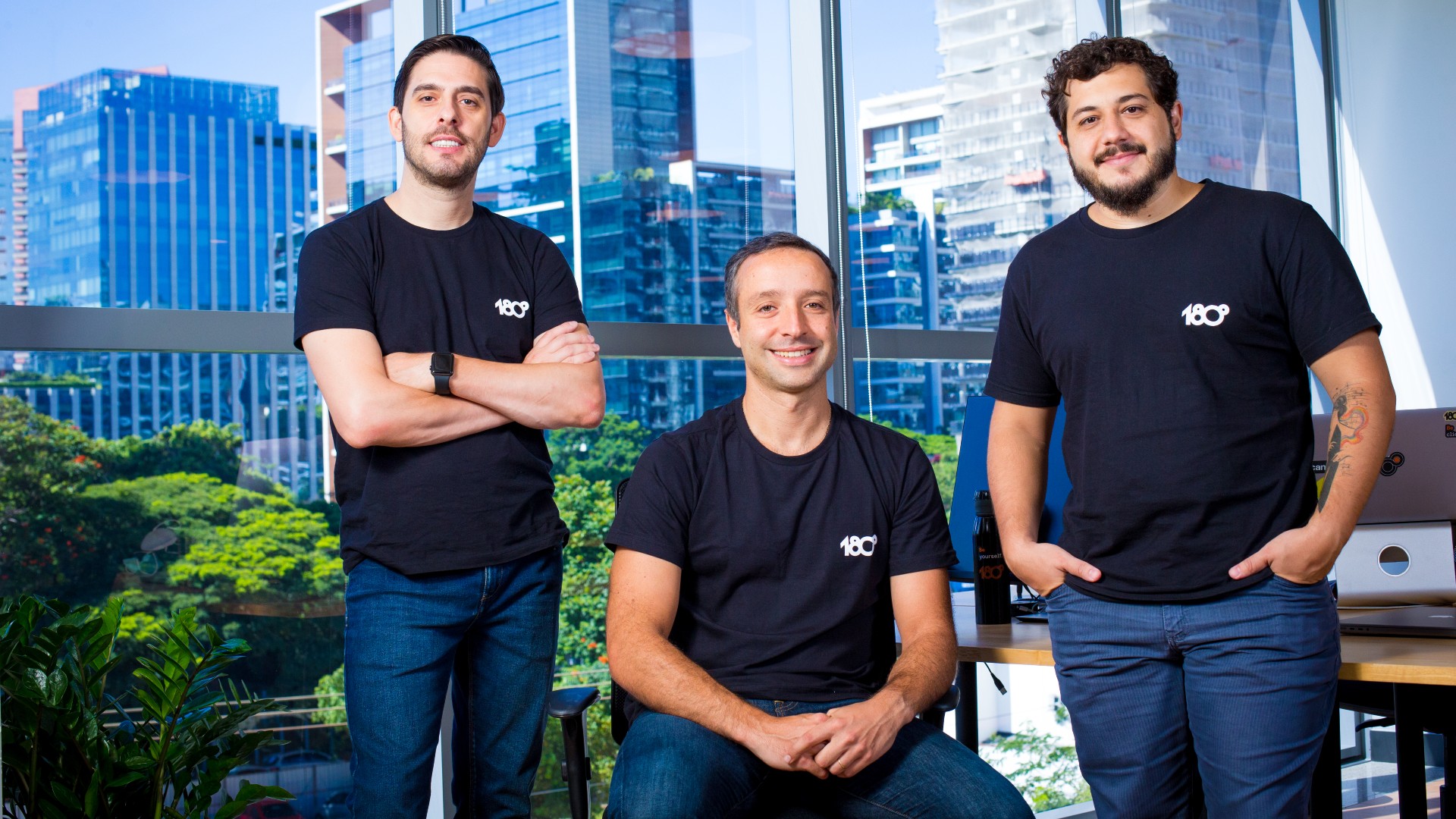 Fundadores da 180º Seguros (Divulgação)