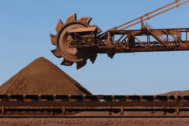 Minério de ferro (Getty Images)