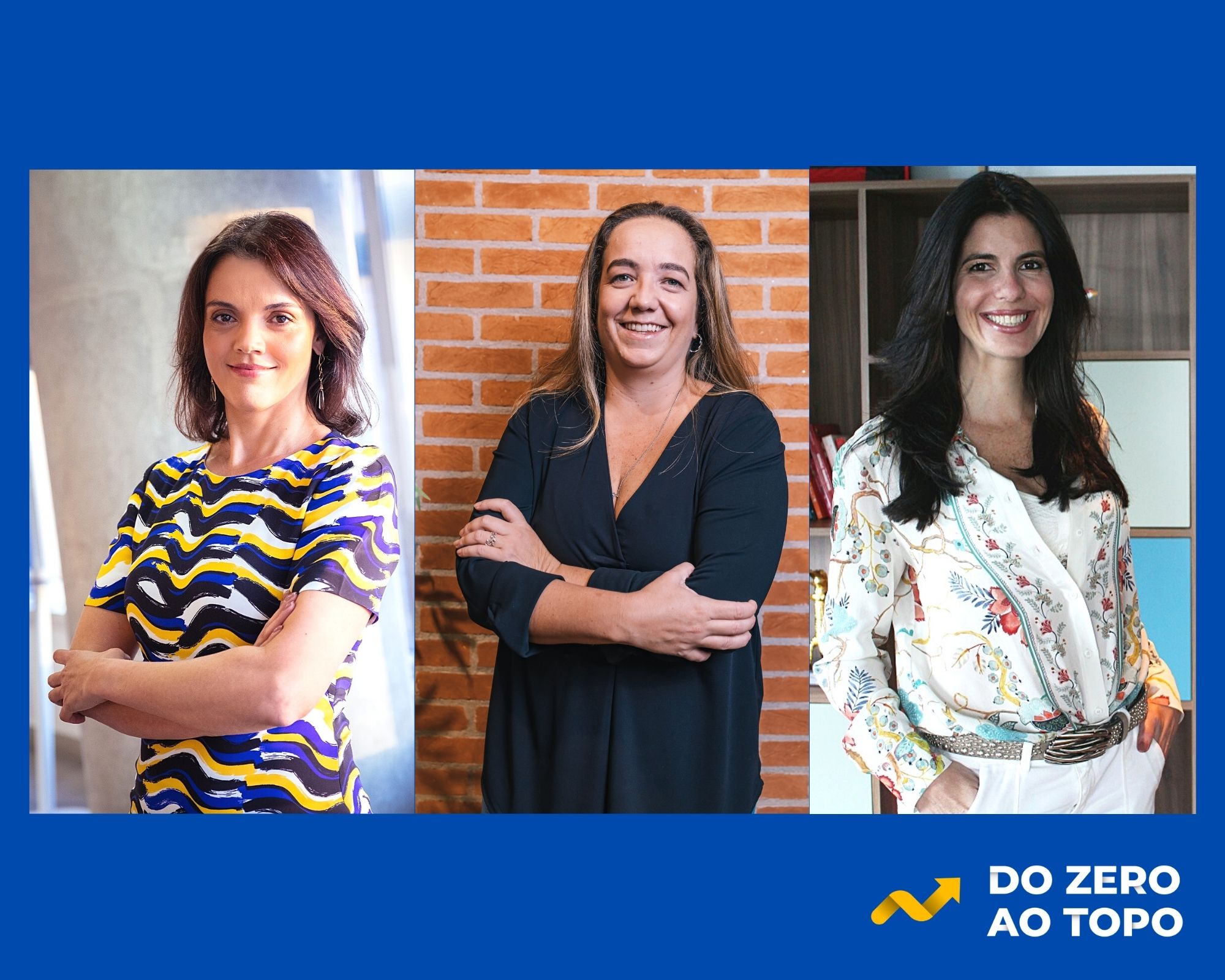 Da esquerda para a direita: Ana Paula Assis, Marcia Esteves e Fiamma Zarife