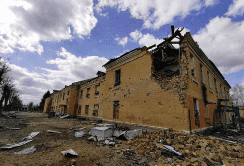 Cena de destruição na Ucrânia, invadida pelos russos em 2022  (Foto: ANSA)