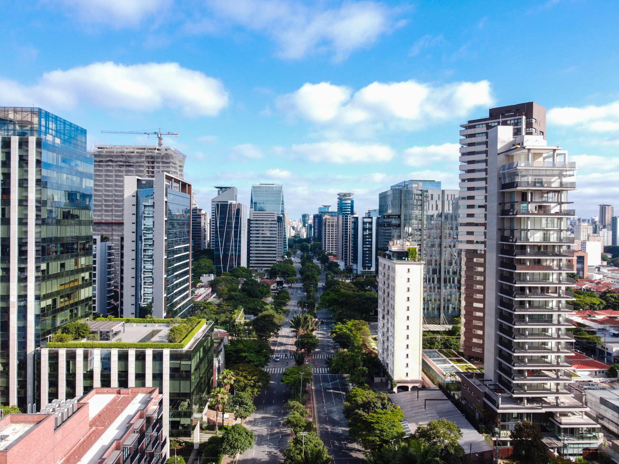Avenida Faria Lima, em São Paulo (Foto: Getty Images)