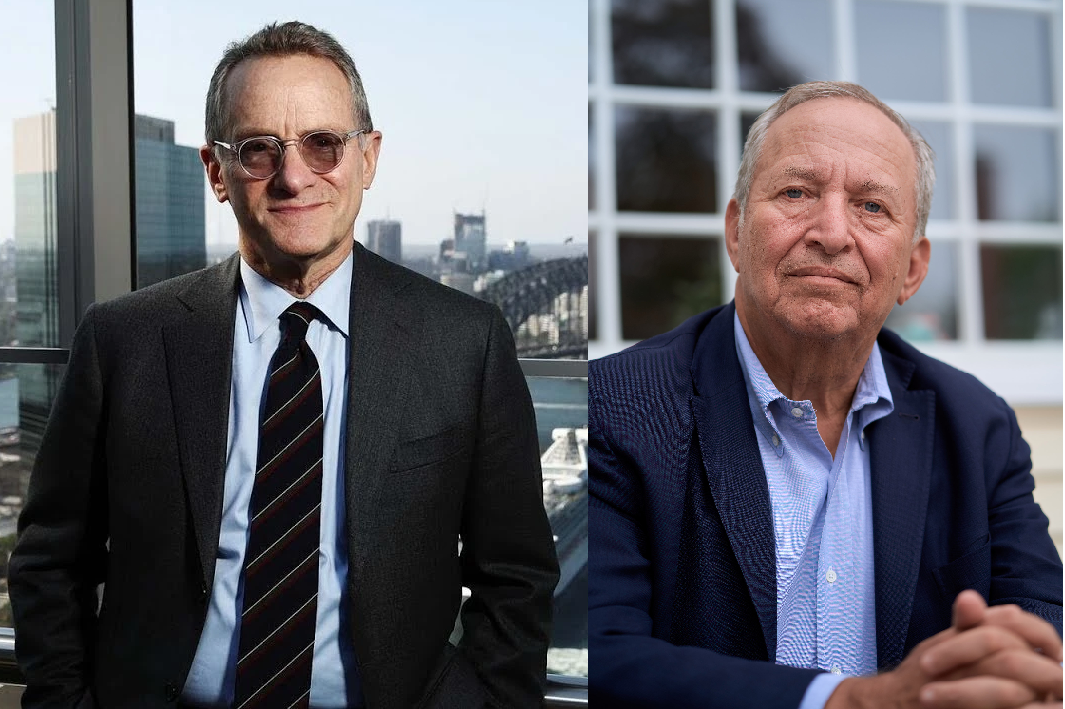 Howard Marks e Larry Summers (Divulgação)