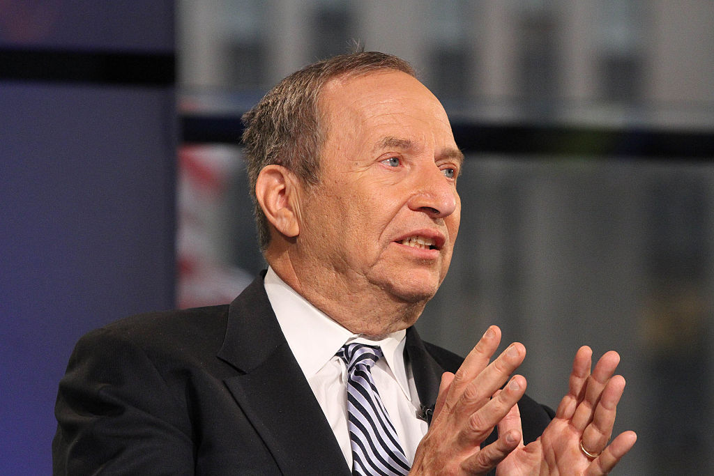 NEW YORK, NY - JANUARY 30:  Former Treasury Secretary Larry Summers visits FOX Business Network at FOX Studios on January 30, 2015 in New York City.  (Photo by Rob Kim/Getty Images)