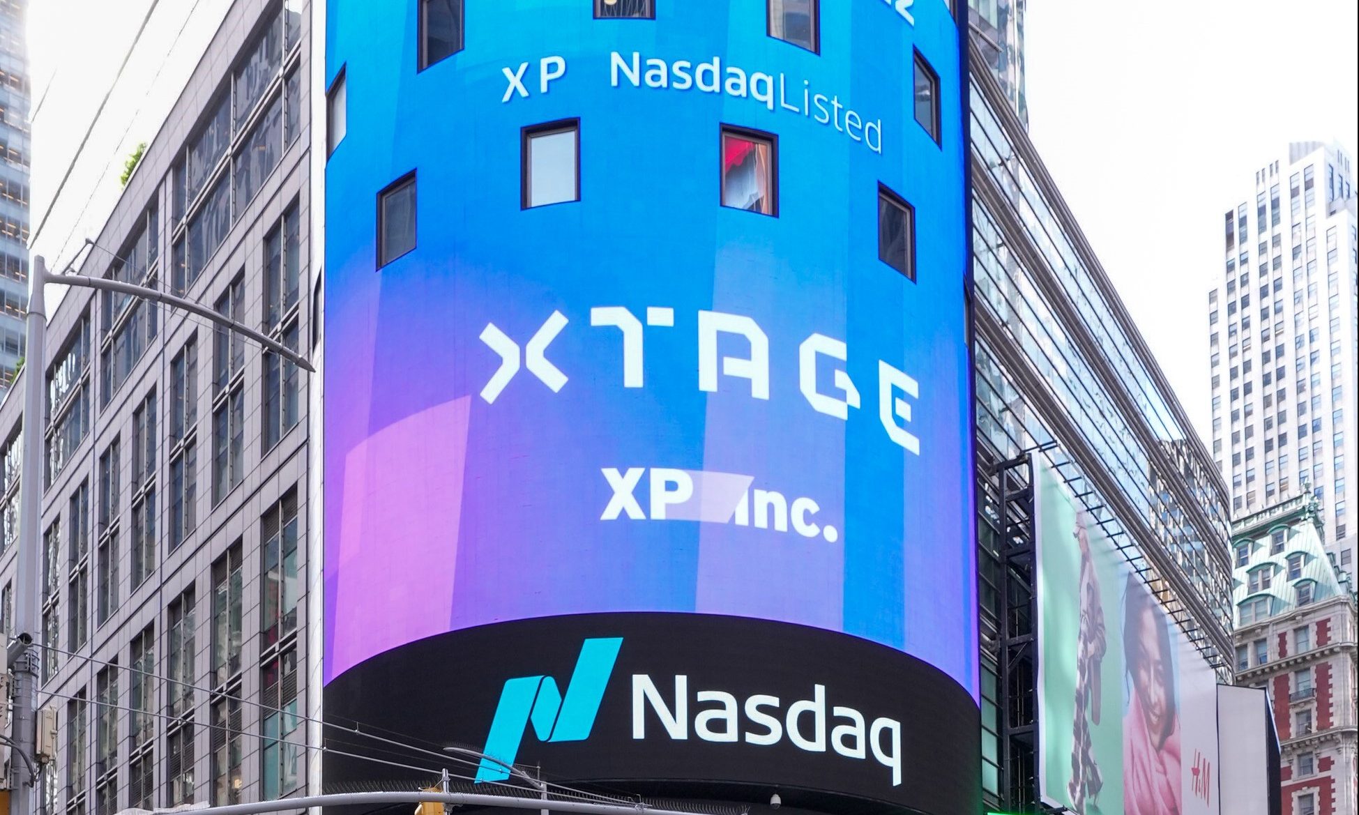 Lançamento da Xtage, plataforma de criptoativos da XP, na Nasdaq, em Nova York