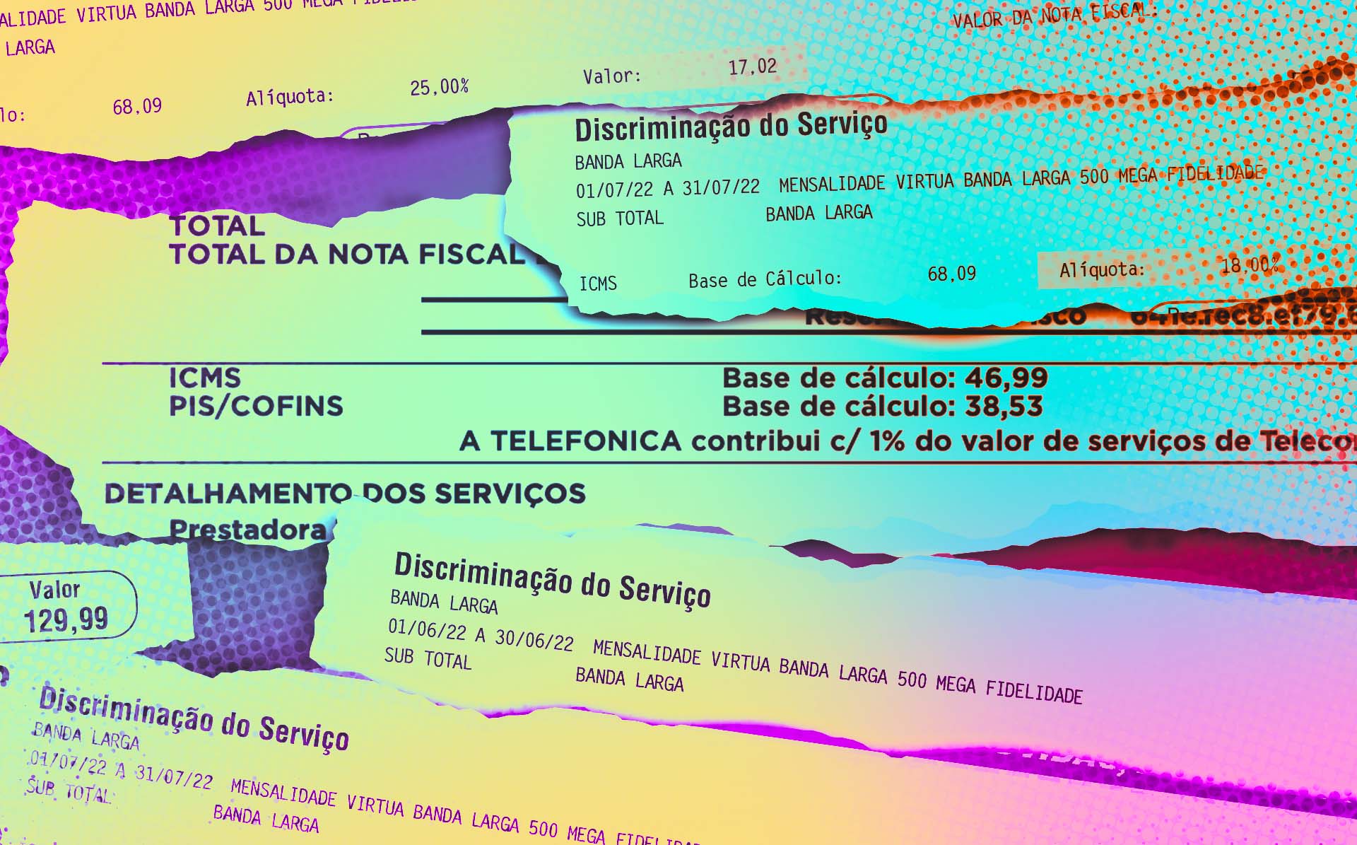 Teles não repassam redução do ICMS aos clientes (Arte: Leonardo Albertino/InfoMoney)