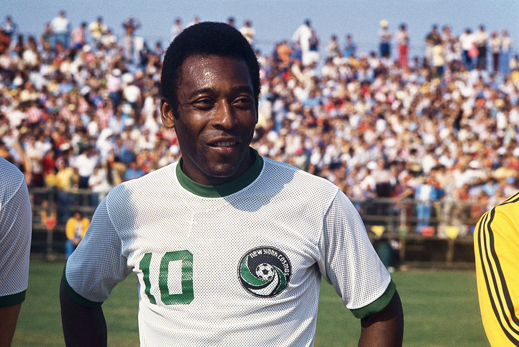 Pelé nos tempos de New York Cosmos