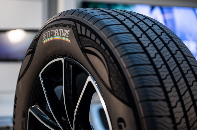 Goodyear tem plano de tonar pneu totalmente reciclável até 2030