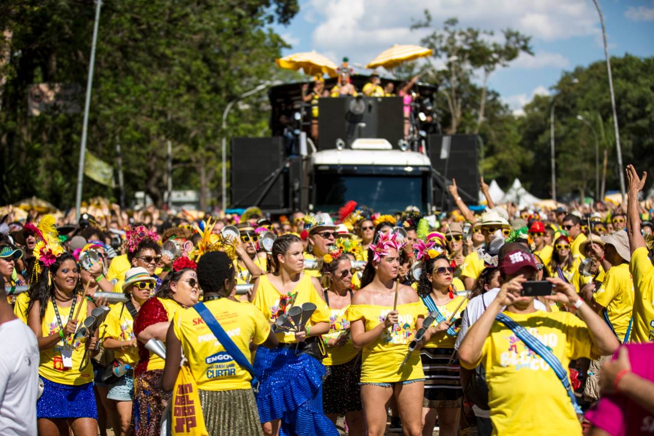 Edição da Pipoca 2020, no Carnaval de rua de São Paulo (Divulgação)