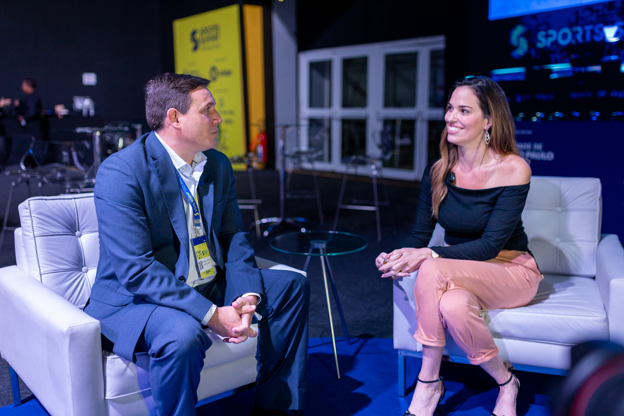 Fernando Young, CEO do Sport Summit, conversa com Ana Medici, em mais um Trilha da Inovação (Foto: Hugo Gomes)
