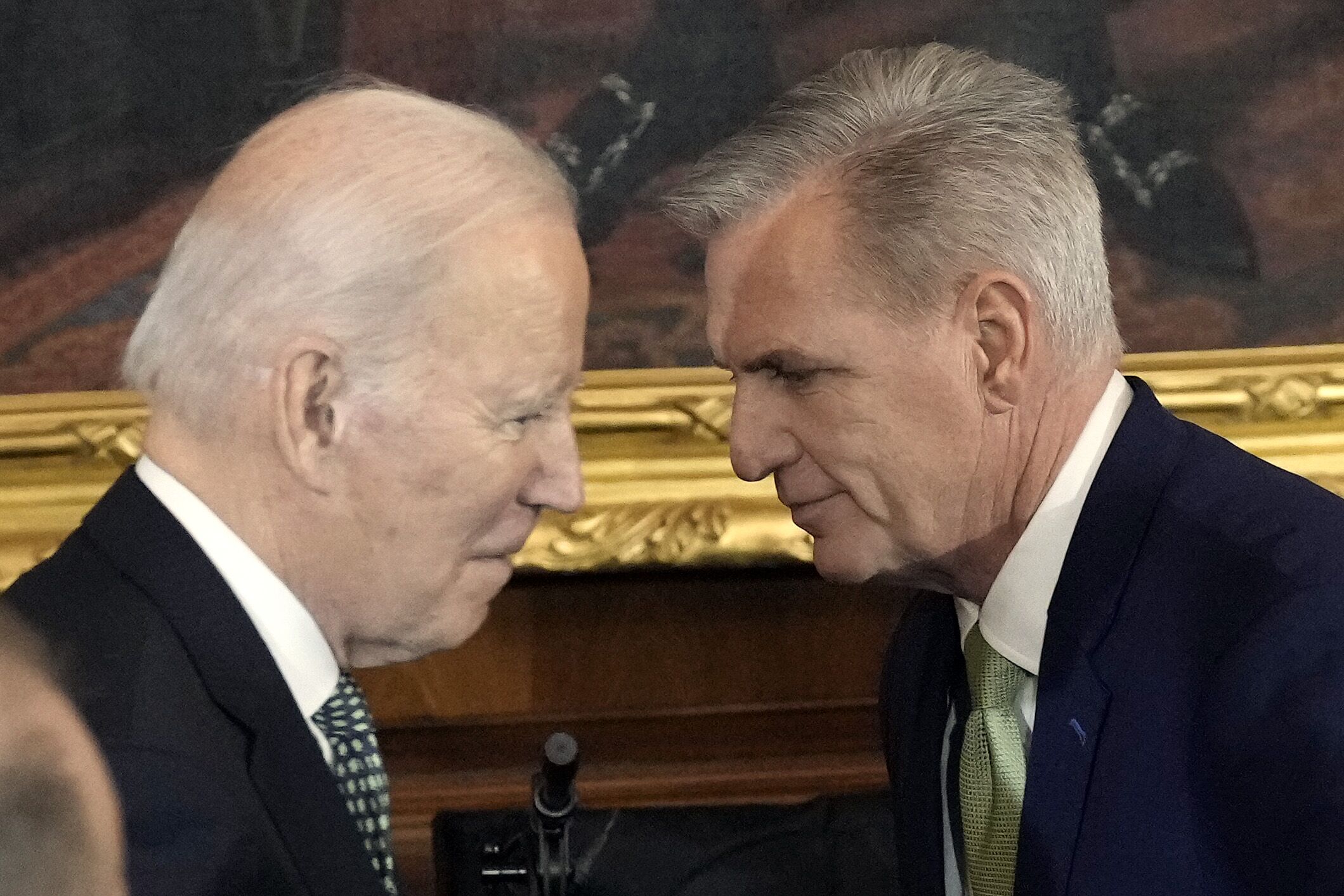 US President Joe Biden and Speaker of the House Kevin McCarthy