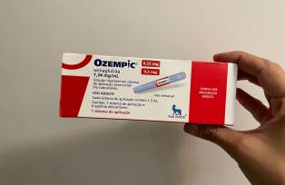 Ozempic, medicamento composto por semaglutida, utilizado para tratamento de diabetes e para emagrecimento, da Nova Nordisk