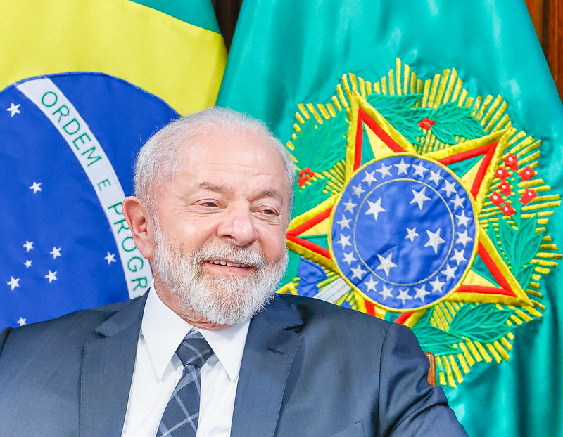 O presidente Luiz Inácio Lula da Silva (PT) em reunião ministerial no Palácio do Planalto (Foto: Ricardo Stuckert/PR)