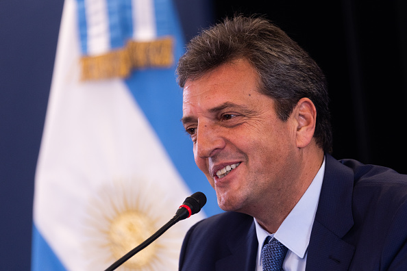 Sergio Massa, ministro da Economia da Argentina (Foto: Tomas Cuesta/Getty Images)