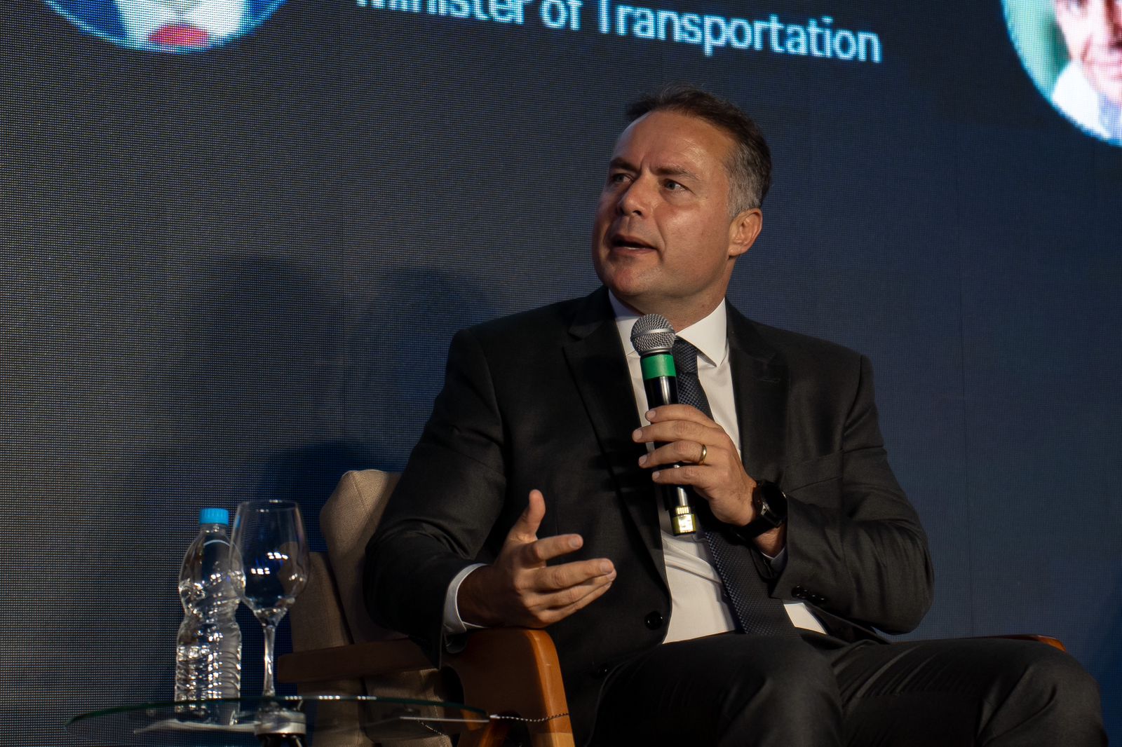 O ministro dos Transportes, Renan Calheiros Filho (MDB), durante evento promovido pela XP, em São Paulo (Foto: Leandro França/XP)