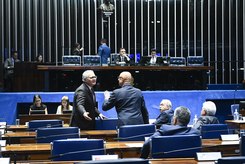 O plenário do Senado Federal durante sessão deliberativa (Foto: Roque de Sá/Agência Senado)