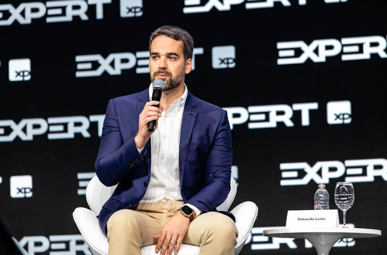 Eduardo Leite, governador do RS, na Expert XP 2023