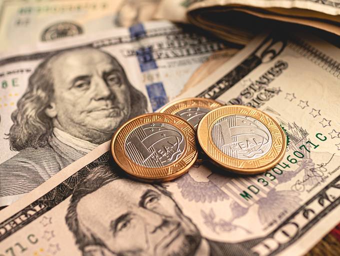  Dólar e Real (Foto: Getty Images)